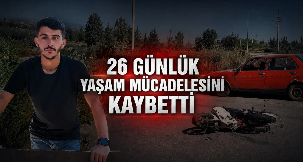 Kazada ağır yaralanan motosikletli gen&ccedil;ten acı haber