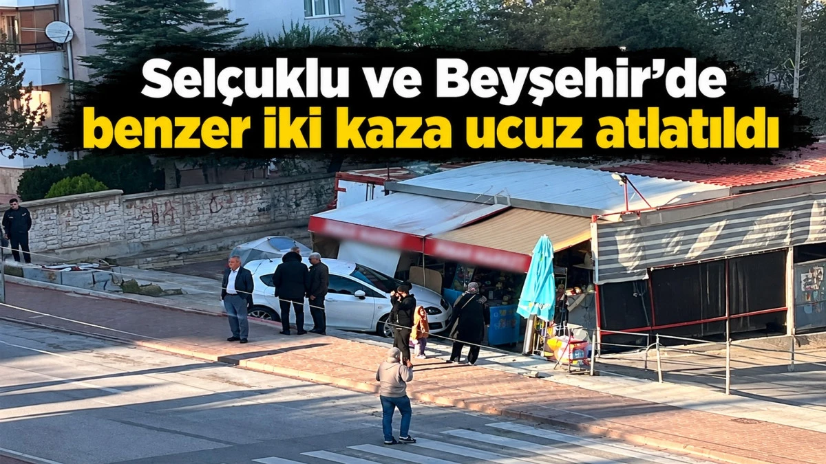 Kendi kendine gitti, marketin &ouml;n&uuml;nde durdu!