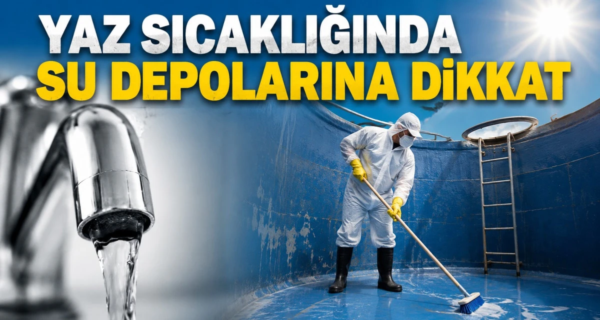 KOSKİ'den su kullanıcılarına kritik uyarı! Su depolarını 6 ayda bir temizletin