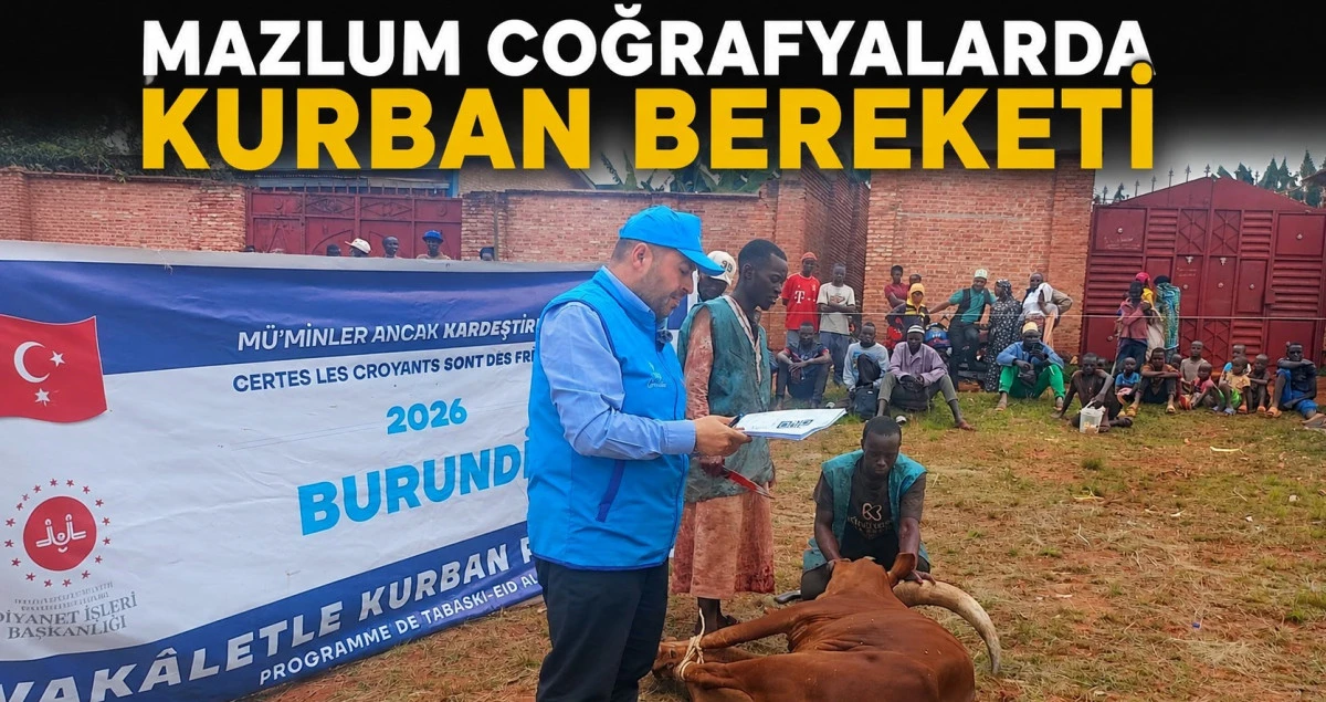 Kurban emanetleri yerine ulaştı