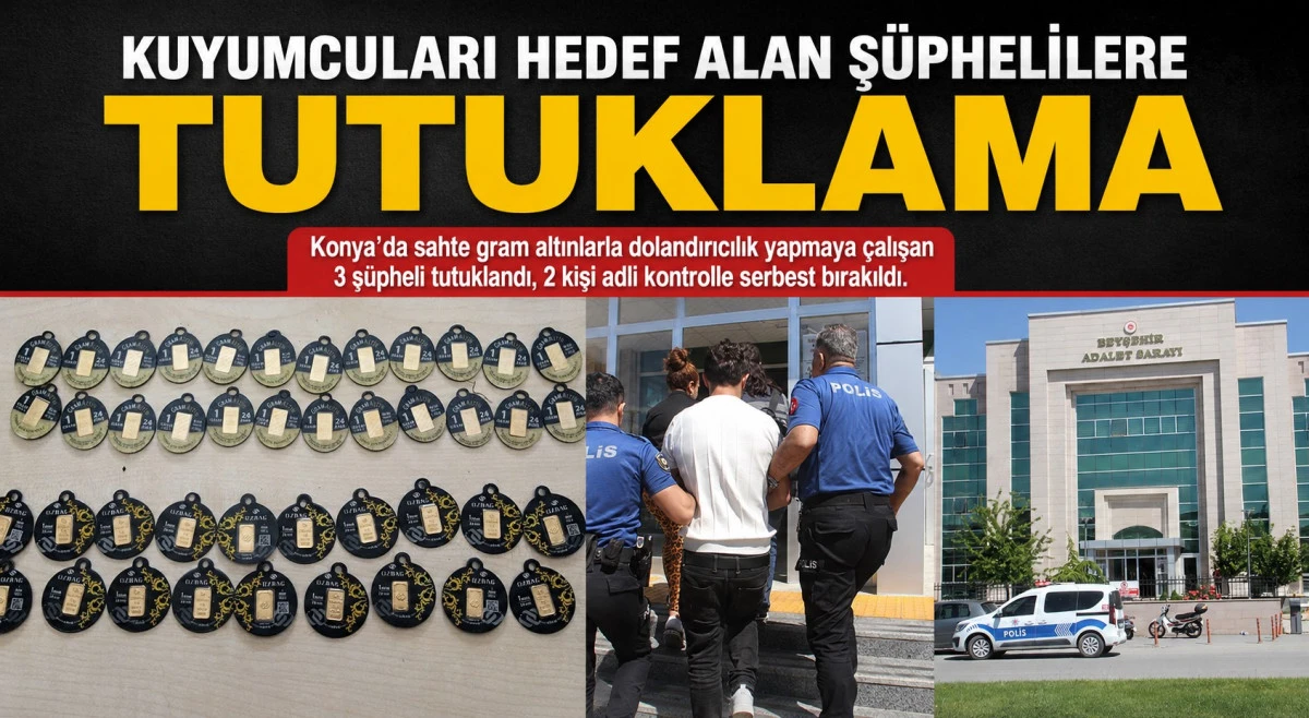 Kuyumcuları hedef alan 3 ş&uuml;pheliye cezaevi yolu g&ouml;z&uuml;kt&uuml;