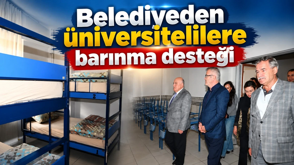 KYK&rsquo;da yer bulamadılar, belediye kapılarını a&ccedil;tı