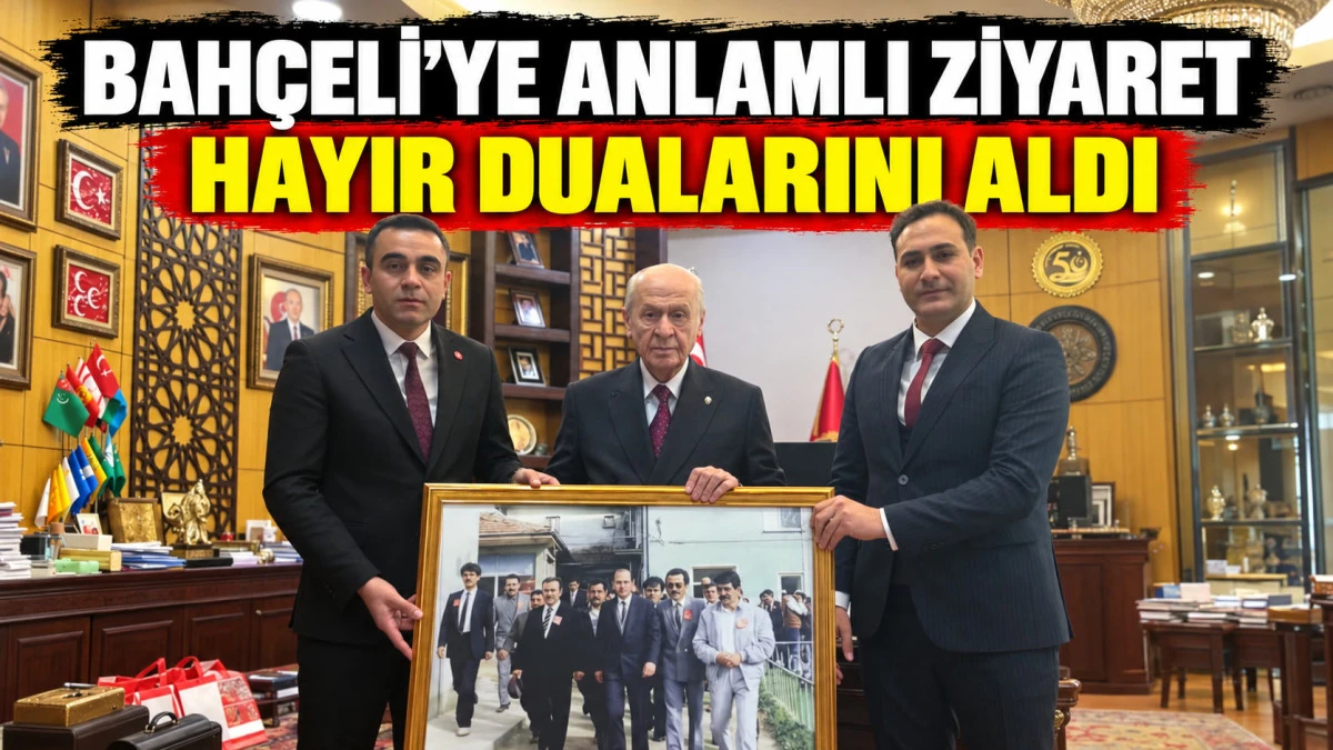 MHP Beyşehir İl&ccedil;e Başkanı G&uuml;zel, Bah&ccedil;eli&rsquo;yi ziyaret etti