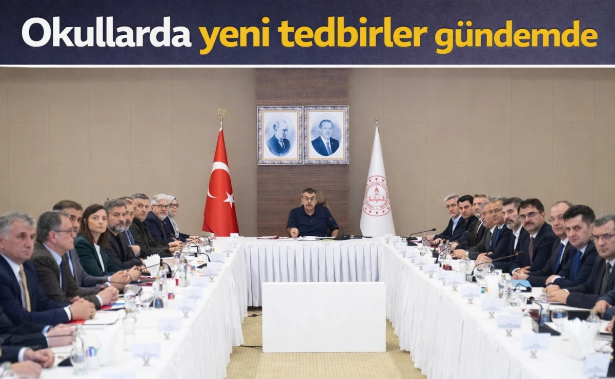 Okulların g&uuml;venliği i&ccedil;in kritik toplantı