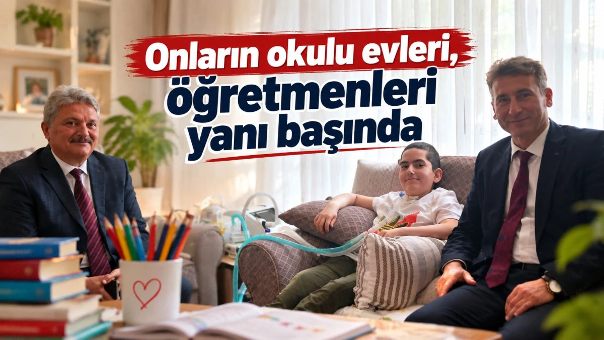 Onlar okula gidemiyor, eğitim evlerine geliyor
