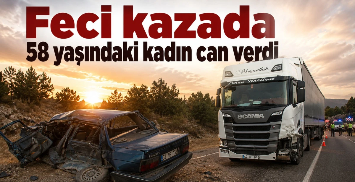Otomobil TIR&rsquo;la &ccedil;arpıştı, bilan&ccedil;o ağır