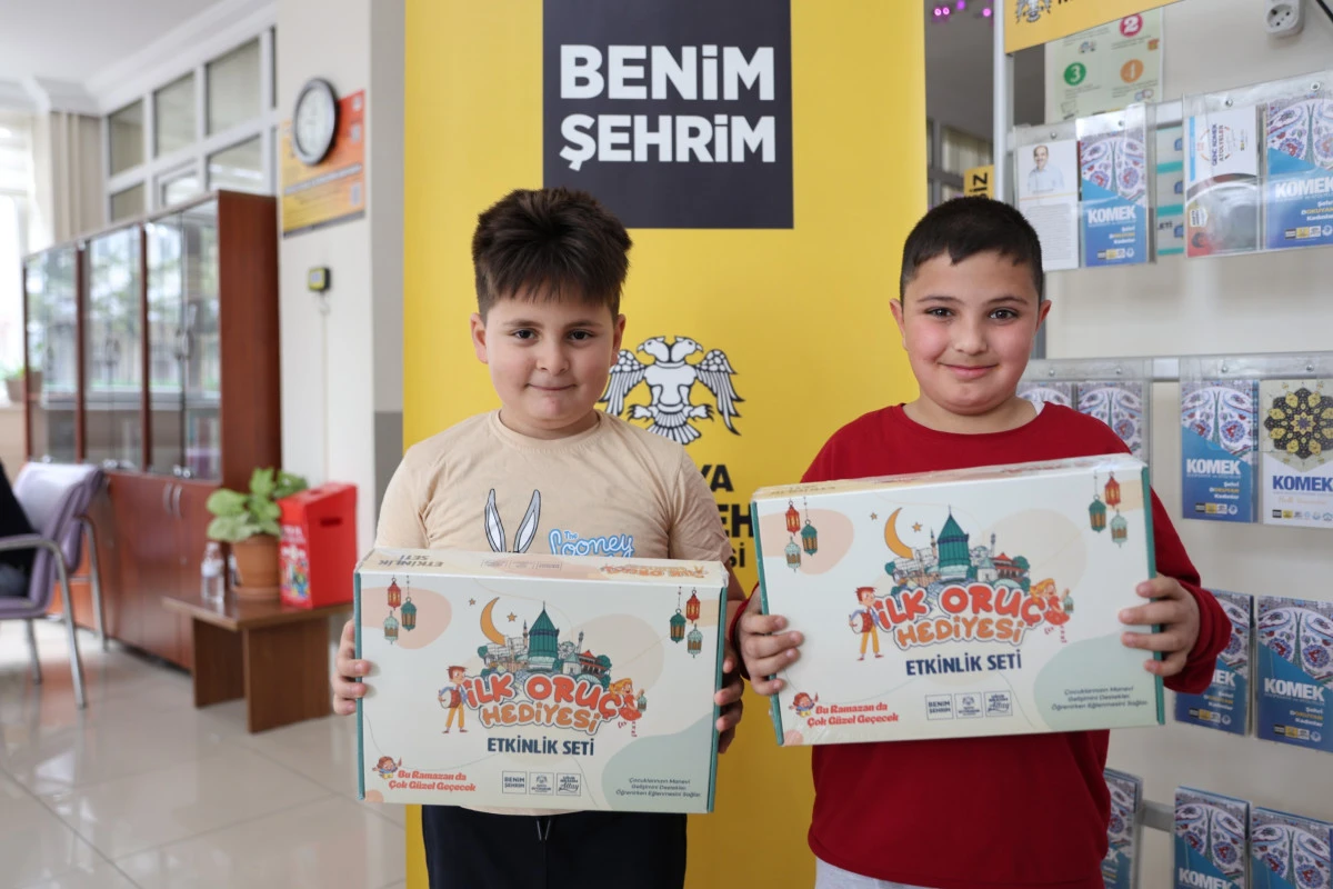 Ramazan sevinci &ccedil;ocuklarla başladı