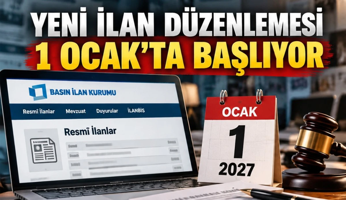 Resmi ilanlarda yeni d&ouml;nem