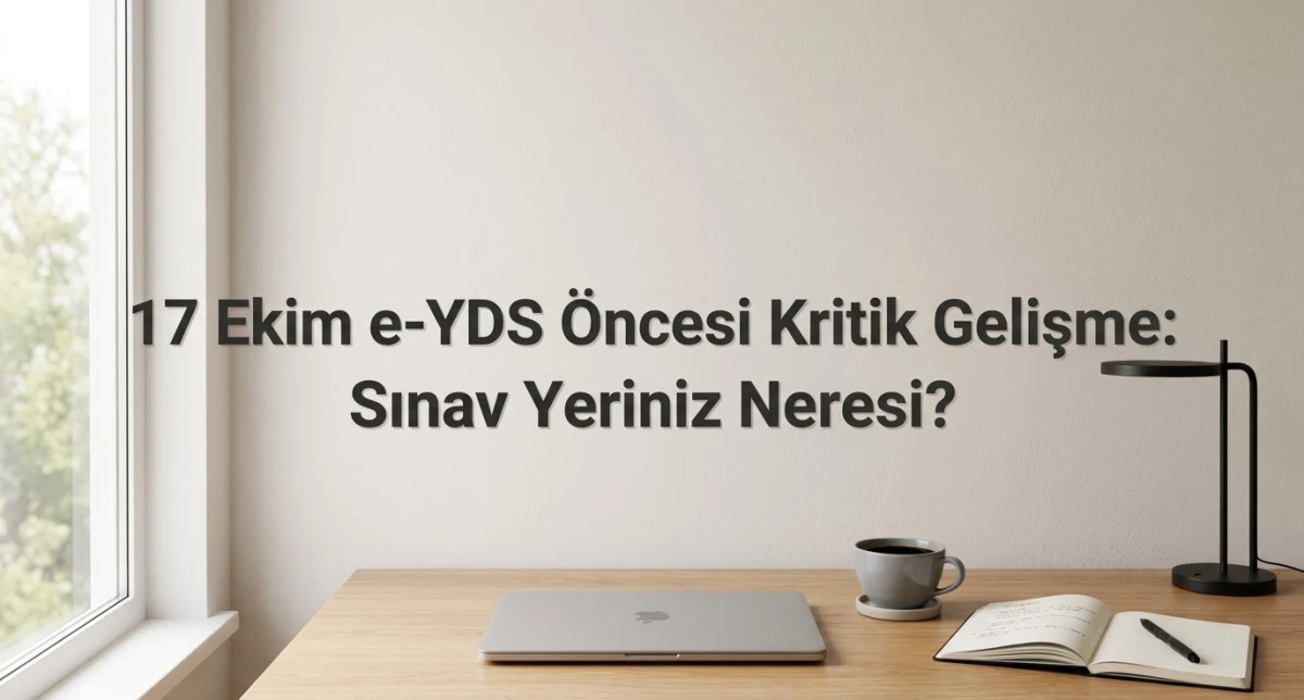 Sınava Girecekler Ekran Başına: e-YDS Giriş Belgeleri Erişimde!