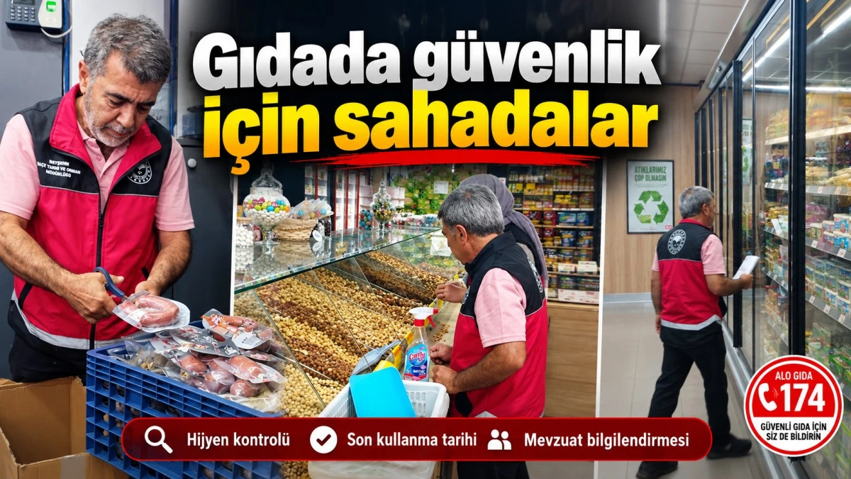 Son kullanma tarihinden hijyene tek tek kontrol