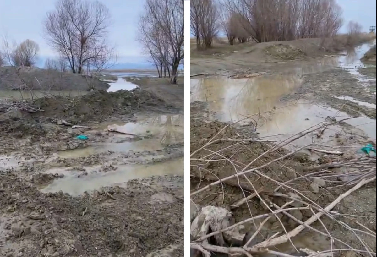 Tepki &ccedil;eken olay! G&ouml;l&uuml;n can suyu meralara akıtıldı