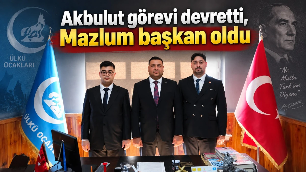 &Uuml;lk&uuml; Ocakları Beyşehir İl&ccedil;e Başkanlığında n&ouml;bet değişimi