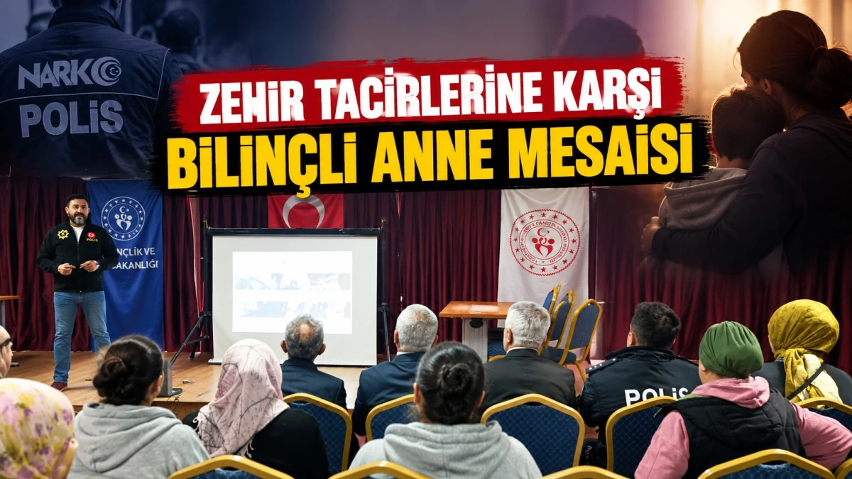 Uyuşturucuya karşı ilk savunma hattı anneler! H&uuml;y&uuml;k&rsquo;te &ouml;nemli buluşma