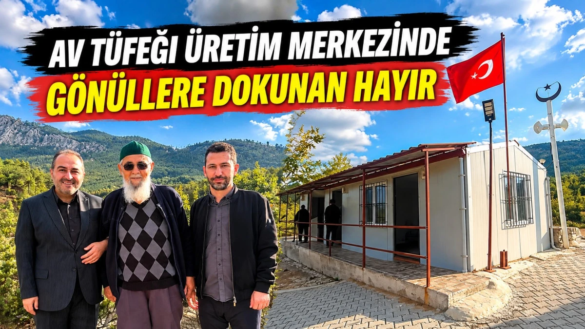 &Uuml;z&uuml;ml&uuml;&rsquo;de hayırseverden &ouml;rnek hizmet
