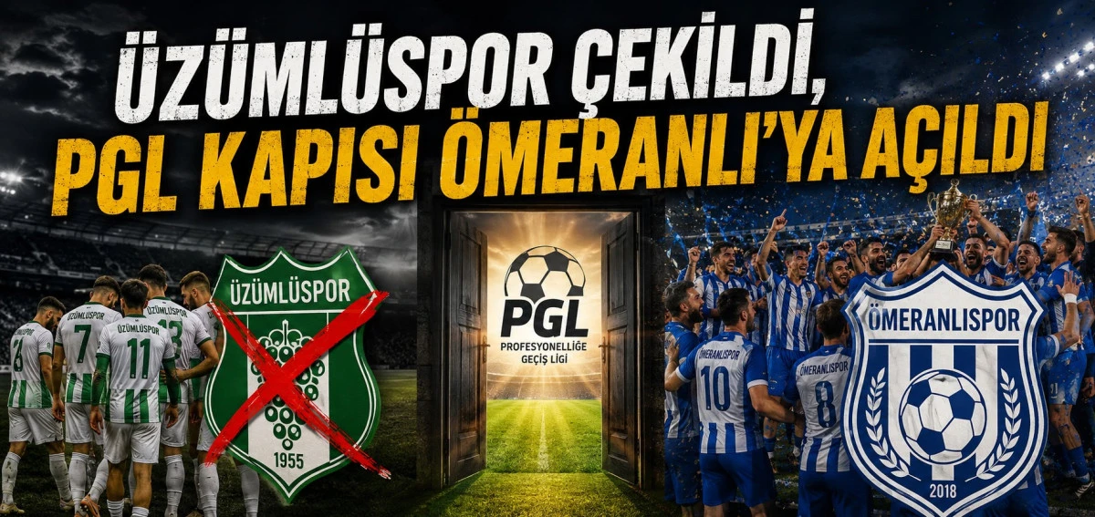 &Uuml;z&uuml;ml&uuml;spor PGL&rsquo;ye katılamadı, &Ouml;meranlıspor&rsquo;a g&uuml;n doğdu