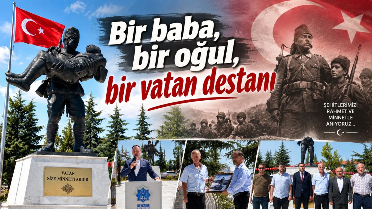 Vefalı torunları kahraman baba-oğulu unutmadı