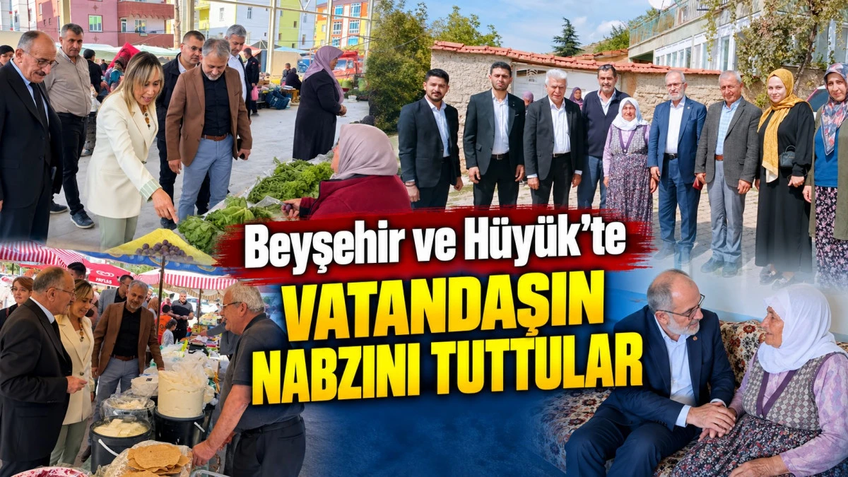 Vekiller kapı kapı gezdi, talepleri dinledi