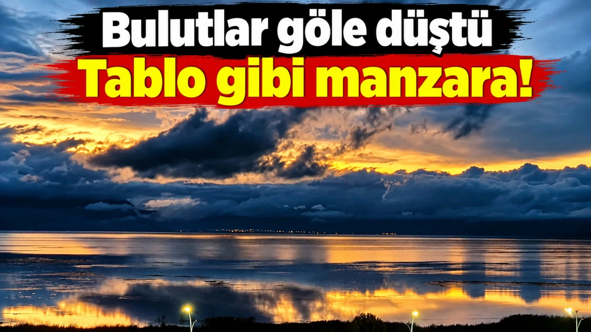 Yağış sonrası Beyşehir G&ouml;l&uuml;&rsquo;nde kartpostallık g&ouml;r&uuml;nt&uuml;ler