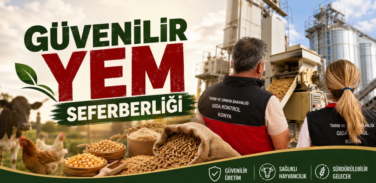 Yem &uuml;retimi yakın takipte