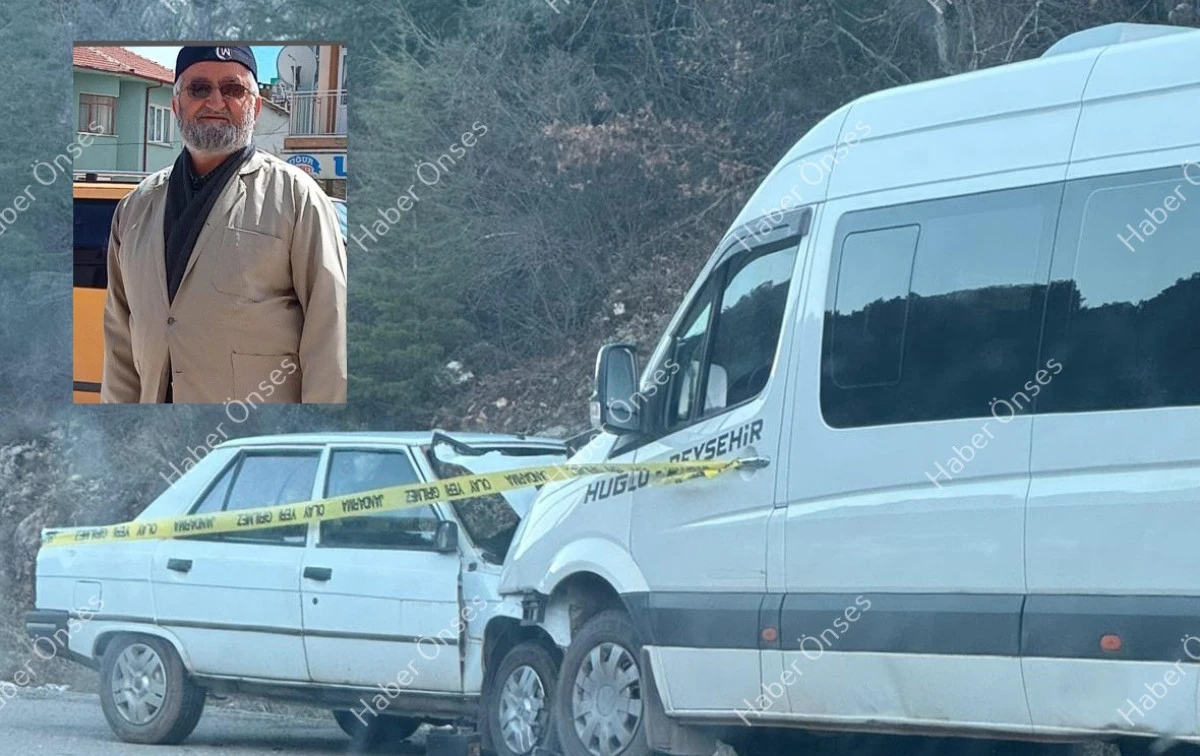 Yolcu minib&uuml;s&uuml; ile otomobilin &ccedil;arpıştığı kazada baba hayatını kaybetti, oğlu yaralandı