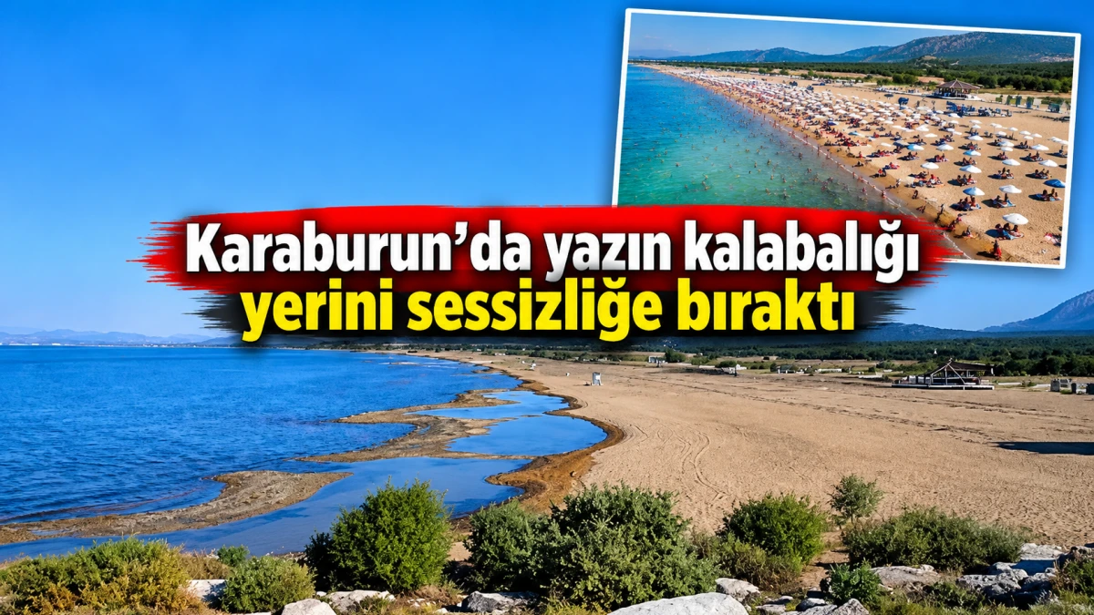 Y&uuml;zme sezonu kapandı, Karaburun sessizliğe b&uuml;r&uuml;nd&uuml;