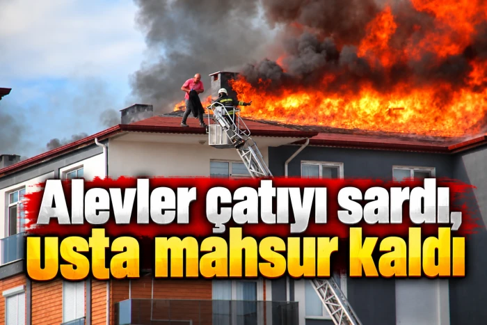 BEYŞEHİR'DE Y&Uuml;REKLERİ AĞZA GETİREN YANGIN